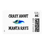 Crazy About Manta Rays postage