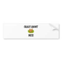 Crazy About Mice bumper stickers