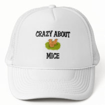 Crazy About Mice hats by AnimalShirts Crazy About Mice hats