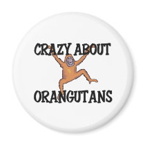 Crazy About Orangutans magnets