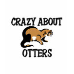Crazy About Otters t-shirts