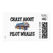 Crazy About Pilot Whales postage by AnimalShirts Crazy About Pilot Whales postage