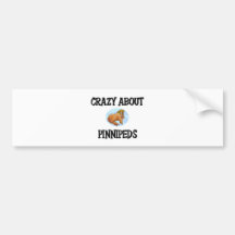 Crazy About Pinnipeds Bumper Stickers