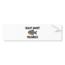 Crazy About Piranhas bumper stickers by AnimalShirts Crazy About Piranhas bumper stickers