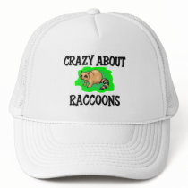 Crazy About Raccoons hats
