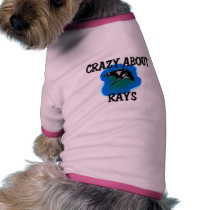 Crazy About Rays pet clothing by AnimalShirts Crazy About Rays pet clothing