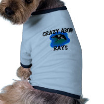 Crazy About Rays pet clothing by AnimalShirts Crazy About Rays pet clothing