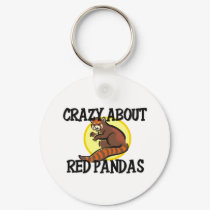 Crazy About Red Pandas keychains by AnimalShirts Crazy About Red Pandas keychains