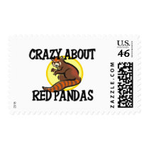Crazy About Red Pandas postage by AnimalShirts Crazy About Red Pandas postage