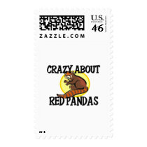 Crazy About Red Pandas postage by AnimalShirts Crazy About Red Pandas postage