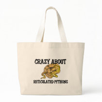 Crazy About Reticulated Pythons bags by AnimalShirts Crazy About Reticulated Pythons bags