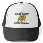 Crazy About Reticulated Pythons hats