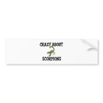 Crazy About Scorpions bumper stickers