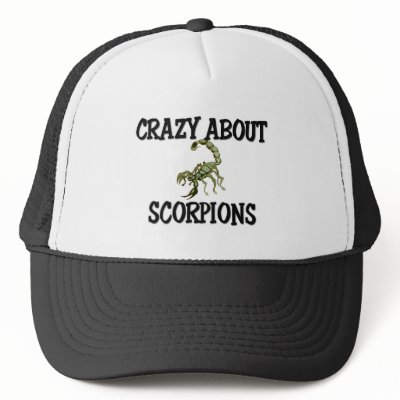 Crazy About Scorpions Mesh Hats by AnimalShirts
