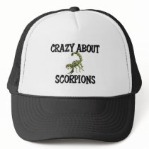 Crazy About Scorpions hats by AnimalShirts Crazy About Scorpions hats