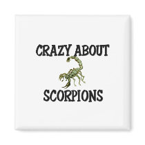 Crazy About Scorpions magnets