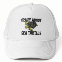 Crazy About Sea Turtles hats