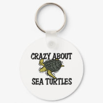 Crazy About Sea Turtles keychains