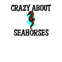 Crazy About Seahorses t-shirts by AnimalShirts Crazy About Seahorses t-shirts