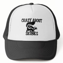 Crazy About Skunks hats