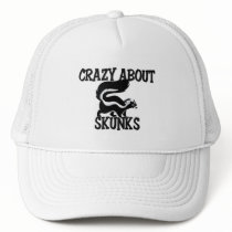 Crazy About Skunks hats