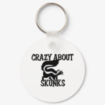 Crazy About Skunks keychains