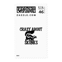 Crazy About Skunks postage