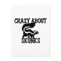 Crazy About Skunks postcards