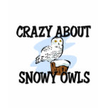 Crazy About Snowy Owls t-shirts