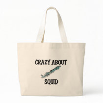 Crazy About Squid bags by AnimalShirts Crazy About Squid bags