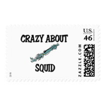 Crazy About Squid postage by AnimalShirts Crazy About Squid postage