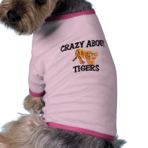 Crazy About Tigers pet clothing