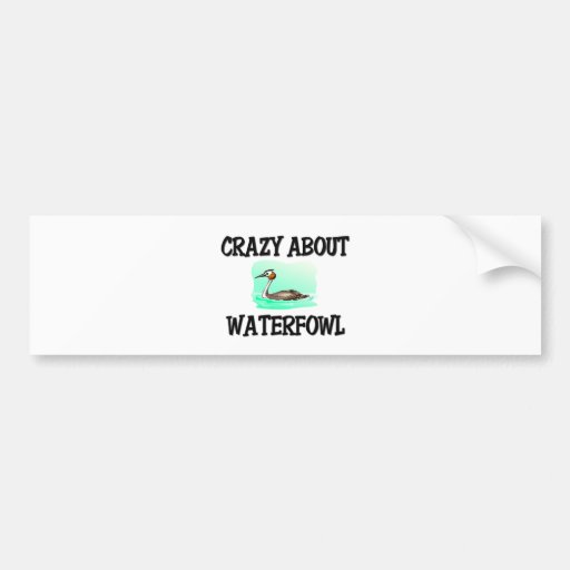Crazy About Waterfowl Bumper Stickers