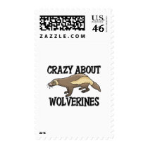Crazy About Wolverines postage by AnimalShirts Crazy About Wolverines postage