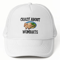 Crazy About Wombats hats by AnimalShirts Crazy About Wombats hats