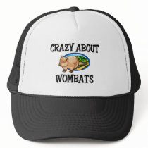 Crazy About Wombats hats by AnimalShirts Crazy About Wombats hats