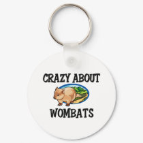 Crazy About Wombats keychains