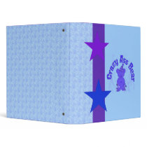Crazy Ass Bear Swag Logo 3 Ring Binder