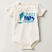 Crazy Baby Dolphin T-Shirt by crazycoolbaby Crazy Baby Dolphin T-Shirt