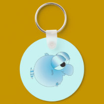 Crazy Baby Fishy Keychain