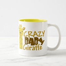 Crazy Baby Giraffe Mug by crazycoolbaby Crazy Baby Giraffe Mug