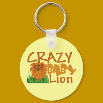 Crazy Baby Lion Keychain