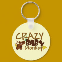 Crazy Baby Monkey keychains