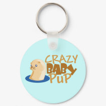 Crazy Baby Pup keychains