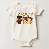 crazy baby teddy t-shirts