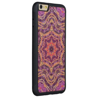 Crazy Beautiful Abstract Pattern Carved® Maple iPhone 6 Plus Bumper Case