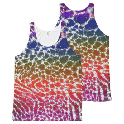 Crazy Beautiful Abstract UNISEX Tank Top All-Over Print Tank Top