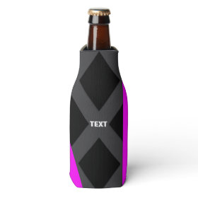 Crazy Beautiful Abstract Zipped Bottle Cooler