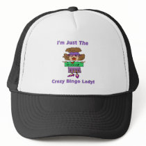 Crazy Bingo Lady Trucker Hats