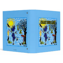 Crazy Bird Lady Design Binders